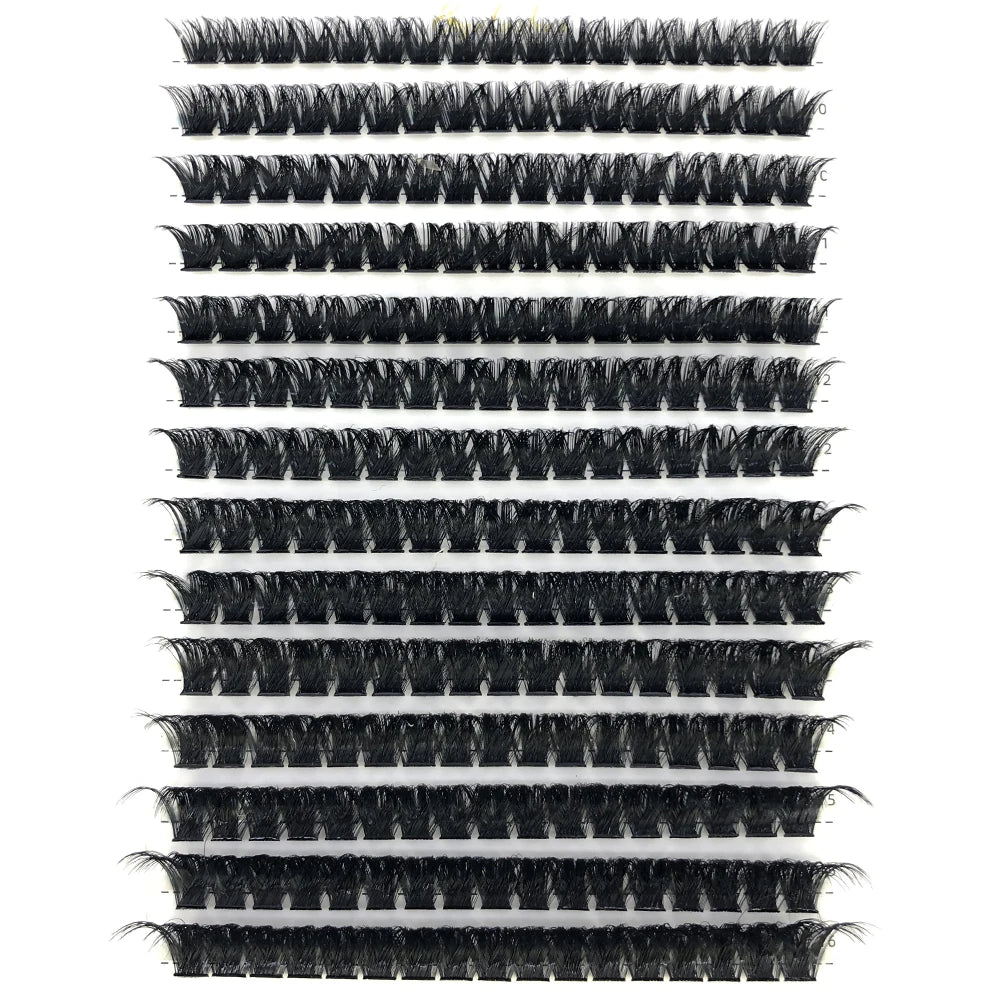 30D 40D 60D 80D Mixed Tray Individual Lashes 3D Russia Volume Eyelashes Soft Natural Lashes Mink Lash Cluster False Eyelashes