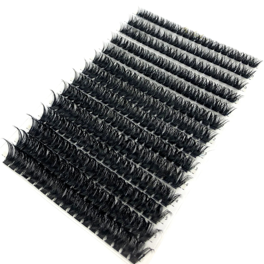 30D 40D 60D 80D Mixed Tray Individual Lashes 3D Russia Volume Eyelashes Soft Natural Lashes Mink Lash Cluster False Eyelashes