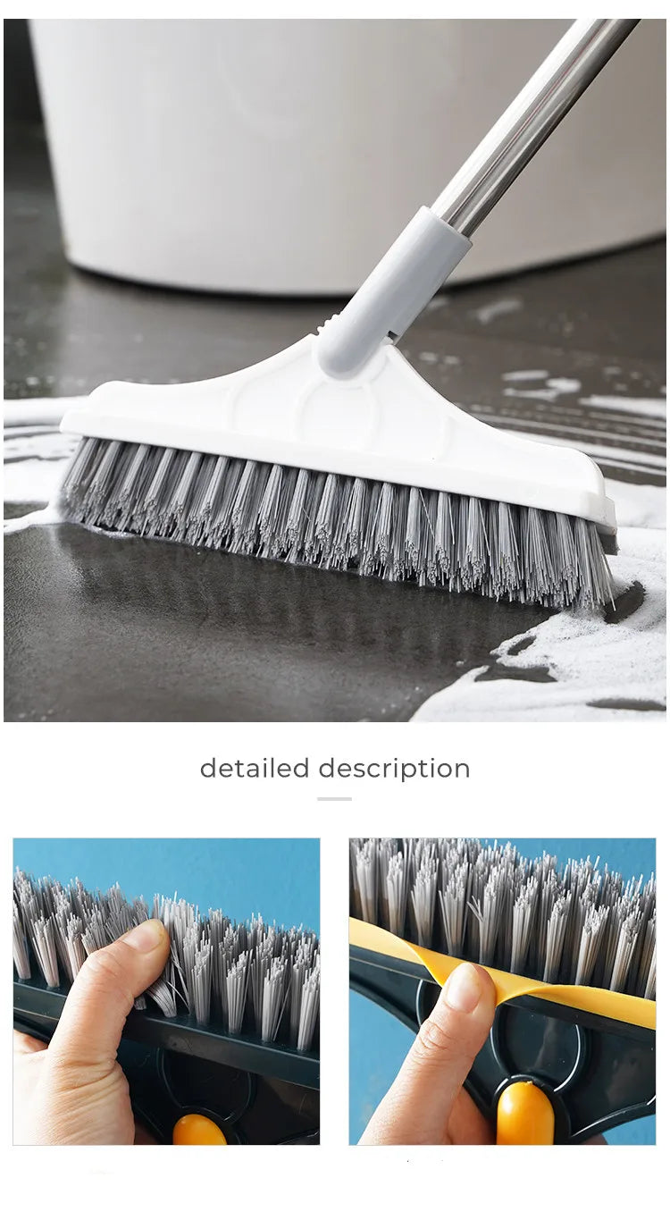 Bathroom Floor Brush Wash the floor Brush the ground Seam Brush Tile Long Handle Wall Wash Toilet Cleaning