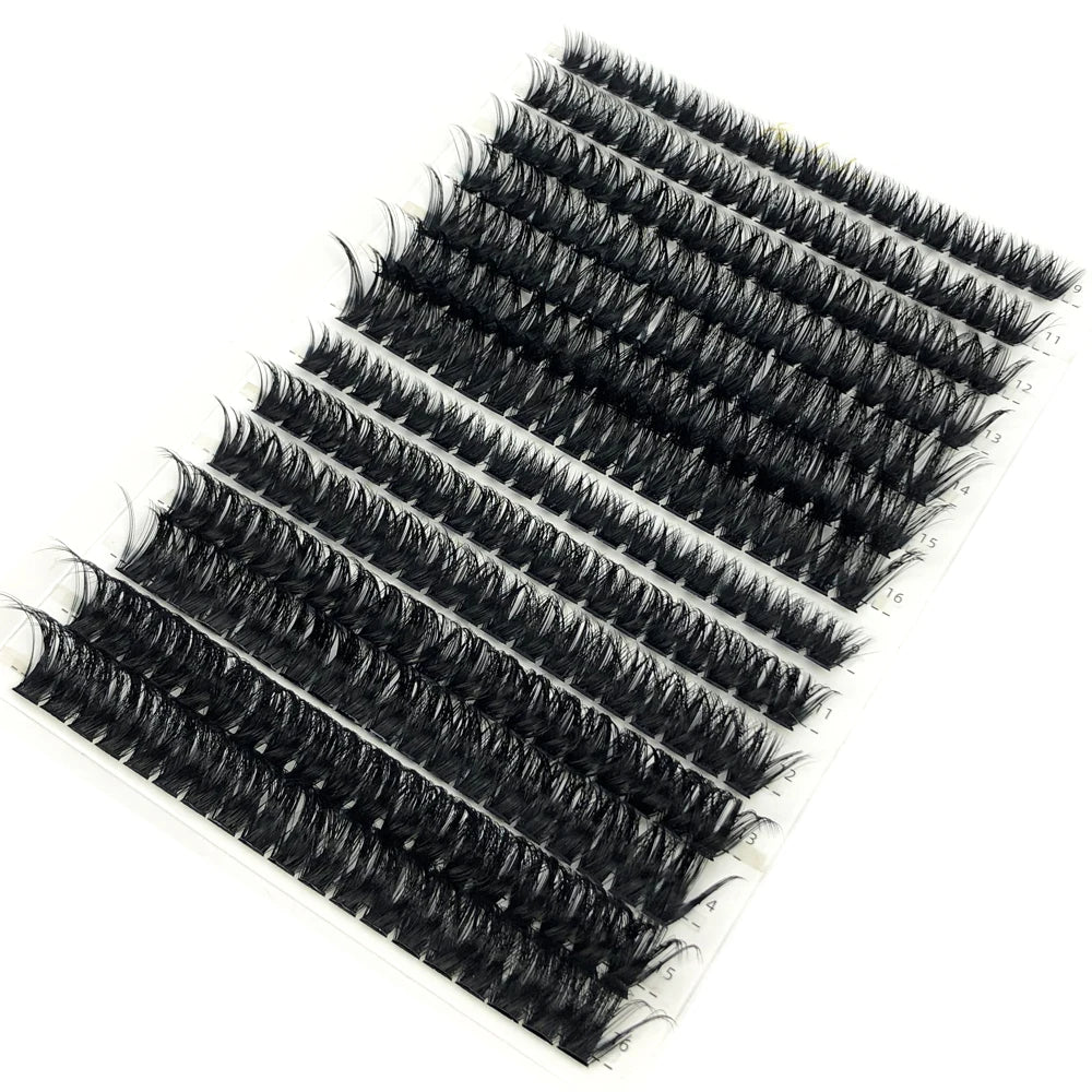 30D 40D 60D 80D Mixed Tray Individual Lashes 3D Russia Volume Eyelashes Soft Natural Lashes Mink Lash Cluster False Eyelashes