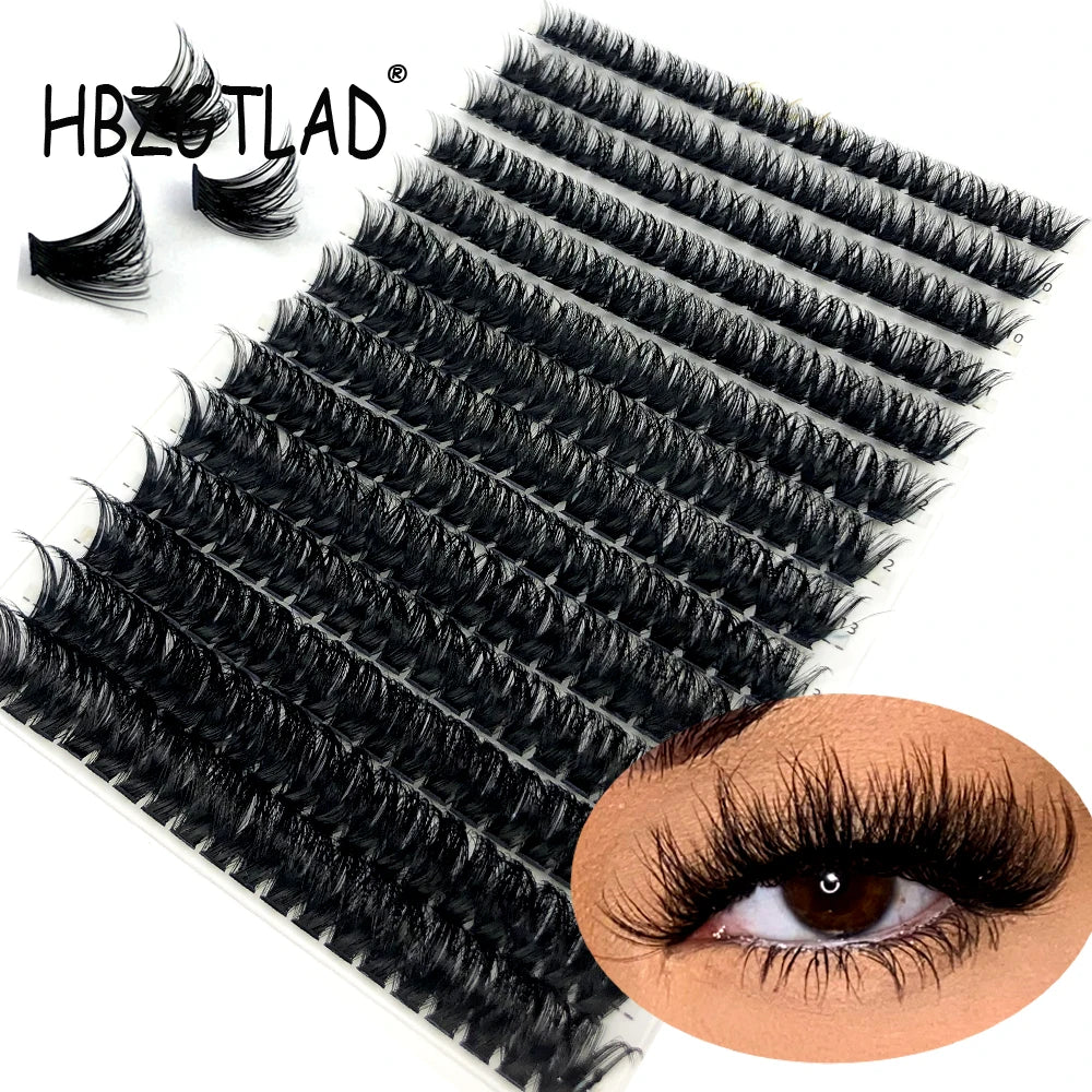 30D 40D 60D 80D Mixed Tray Individual Lashes 3D Russia Volume Eyelashes Soft Natural Lashes Mink Lash Cluster False Eyelashes