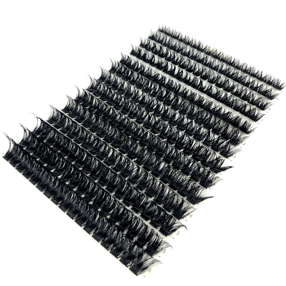 30D 40D 60D 80D Mixed Tray Individual Lashes 3D Russia Volume Eyelashes Soft Natural Lashes Mink Lash Cluster False Eyelashes