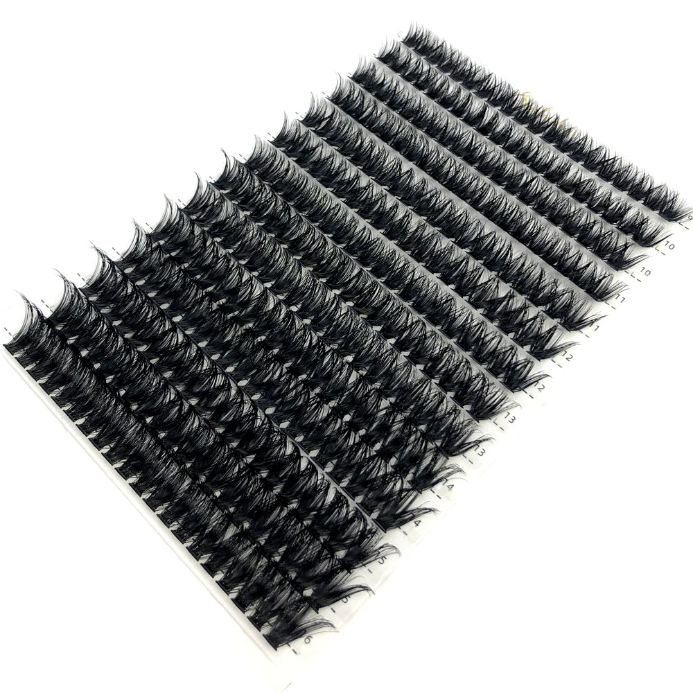 30D 40D 60D 80D Mixed Tray Individual Lashes 3D Russia Volume Eyelashes Soft Natural Lashes Mink Lash Cluster False Eyelashes