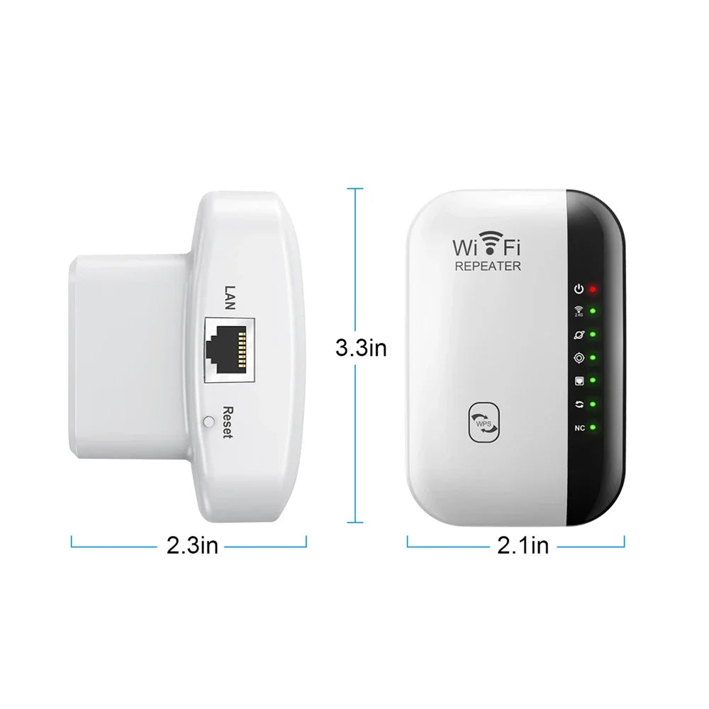 300Mbps Wireless Wi-Fi Repeater 2.4G Router Wi-Fi Range Extender Wi-Fi Signal c802.11N Network Card Adapter for PC