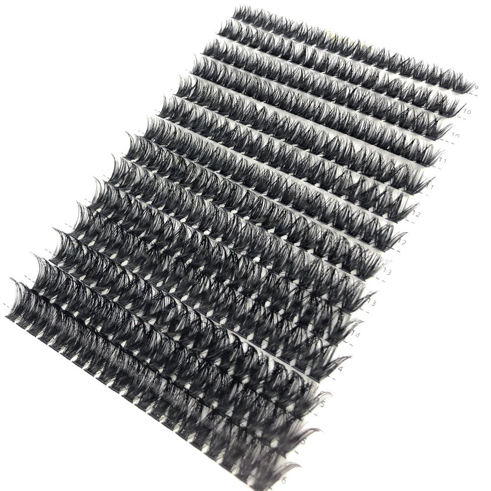 30D 40D 60D 80D Mixed Tray Individual Lashes 3D Russia Volume Eyelashes Soft Natural Lashes Mink Lash Cluster False Eyelashes