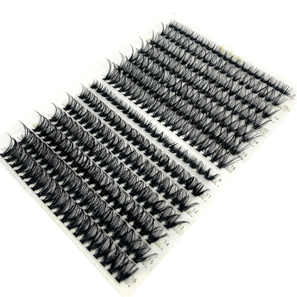 30D 40D 60D 80D Mixed Tray Individual Lashes 3D Russia Volume Eyelashes Soft Natural Lashes Mink Lash Cluster False Eyelashes