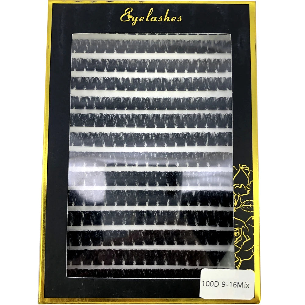 30D 40D 60D 80D Mixed Tray Individual Lashes 3D Russia Volume Eyelashes Soft Natural Lashes Mink Lash Cluster False Eyelashes