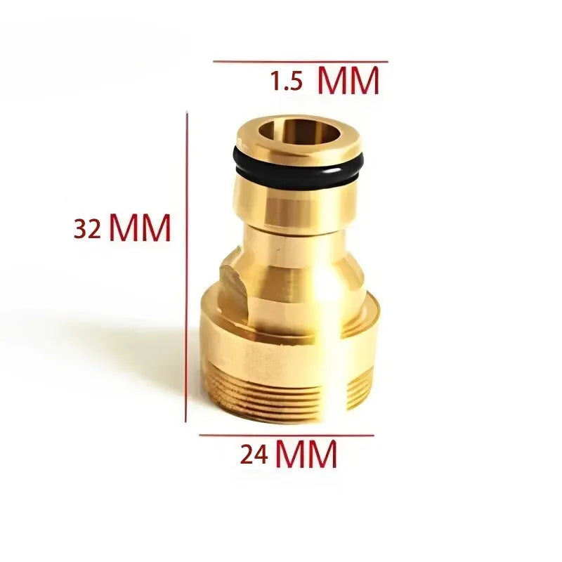 1/2/5PCS Universal Tap Kitchen Adapters Brass Faucet Watering Garden Tools Tap Connector Mixer Hose Adapter Basin Fitting