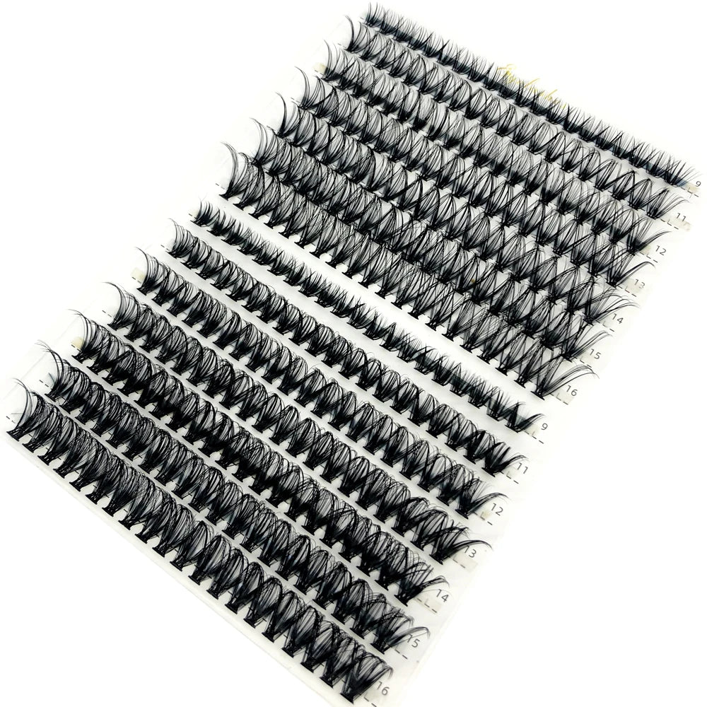 30D 40D 60D 80D Mixed Tray Individual Lashes 3D Russia Volume Eyelashes Soft Natural Lashes Mink Lash Cluster False Eyelashes