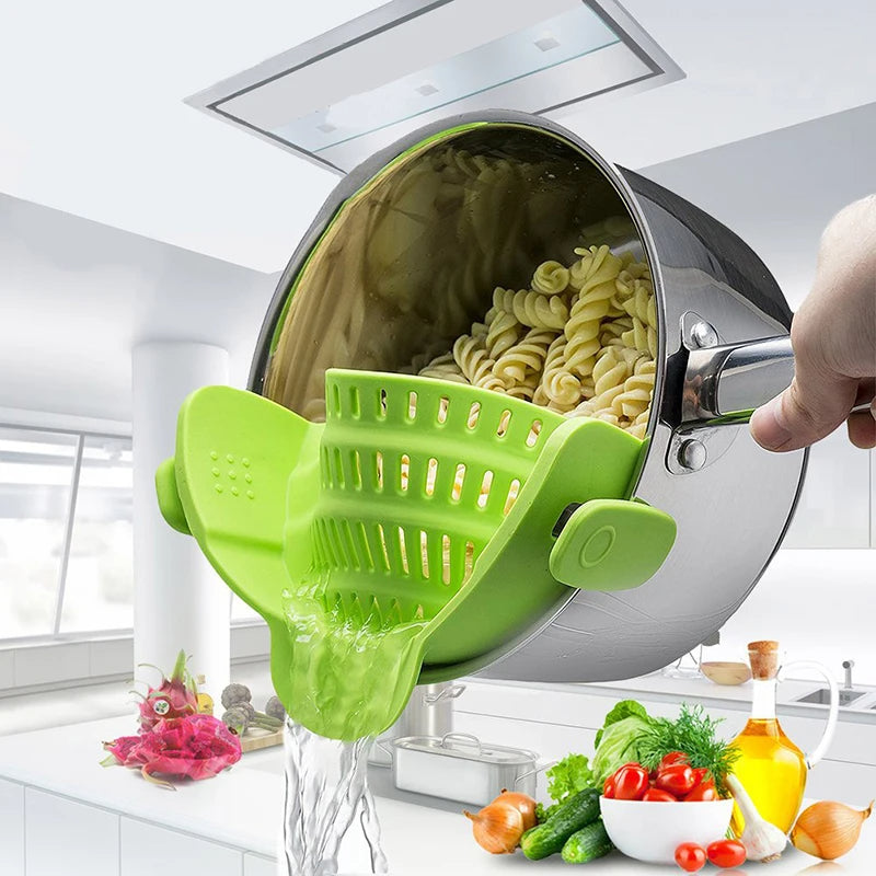 Universal Silicone Strainer Clip